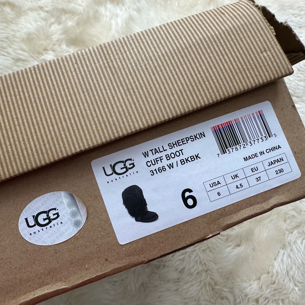 UGG SHEEPSKIN CUFF HIGH BOOT SIZE 6 - Picture 6 of 6